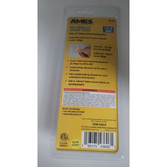 New non contact AC voltage tester. - Picture 3 of 3